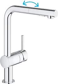 GROHE Minta, Küchenarmatur 2 Strahlarten