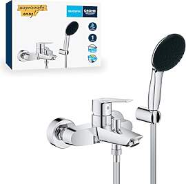 GROHE Start, Badewannenarmatur mit Duschkopf