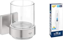 GROHE Start Cube - Glas mit Halter (verdeckte