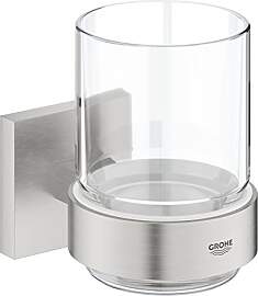 GROHE Start Cube - Glas mit Halter (verdeckte