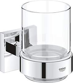 GROHE Start Cube - Glas mit Halter (verdeckte