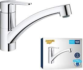 GROHE Start Eco, Küchenarmatur mit flachem