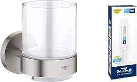 GROHE Start - Glas mit Halter + Kleber (Material:
