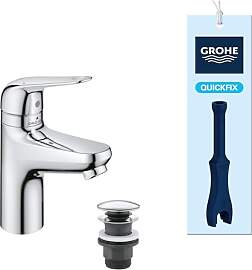 GROHE Swift - Badarmatur mit Temperaturbegrenzer