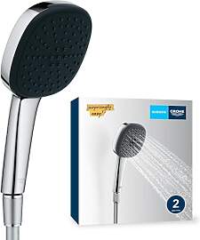 GROHE Vitalio 110, Duschkopf mit Schlauch, 14l pro 