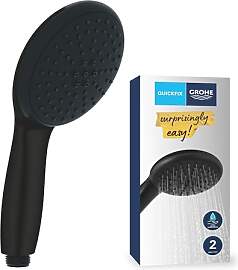 GROHE Vitalio 110, Duschkopf wassersparend, 8l pro 