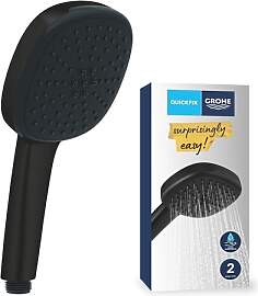 GROHE Vitalio 110, Duschkopf wassersparend, 8l pro 