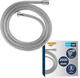 GROHE Vitalioflex, Duschschlauch aus Metall 2,00m