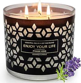 Große Duftkerze im Glas 3 Docht Duftkerze