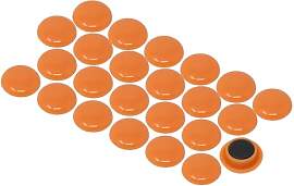 Große Orangenplanungsbüro - Magnete Für