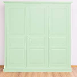 großer Kleiderschrank im Landhausstil -