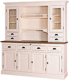 Großer Landhaus Buffetschrank gewachst