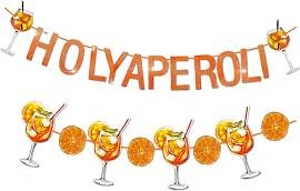 GROVBLE 2 Stück Aperol Geschenk, Spritz Orange