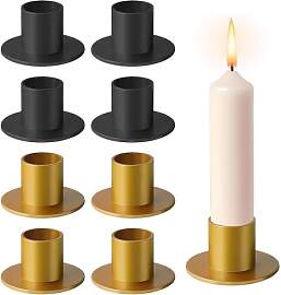 GROVBLE 8 Stück Kerzenständer Kerzenhalter