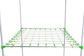 growber Scrog Netz 120×120 cm | Für Ø 16 mm