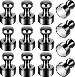 Grtard Magnet für kühlschrank 12 Stück Schwarze 