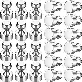 Grtard Magnet für kühlschrank 24 Stück Silberne 