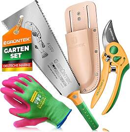 GRÜNTEK 4-teiliges Garten- & Handwerks-Set