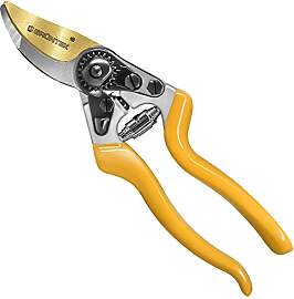 GRÜNTEK Premium Gartenschere Z-25, Geschmiedet,