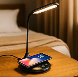 Grundig Schreibtischlampe mit Kabelloser