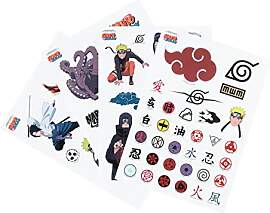 Grupo Erik Sticker Set Aufkleber Naruto Laptop