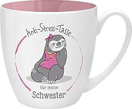 GRUSS & CO Anti-Stress-Tasse Motiv Schwester | 