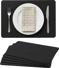 G.schmückt Platzsets Filz 6er Set, Abwaschbares