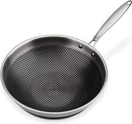 GSW 868402 Wok-Pfanne Asia mit Glasdeckel- ⌀32