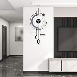 GSWBO Moderne Große Wanduhr,Minimalistisch