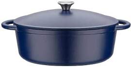 GSW Ovaler Bräter mit Deckel Blue Magic 33x26cm