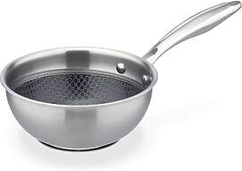 GSW Sauteuse Inoxxa Black, Kleine Edelstahlpfanne, 
