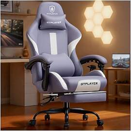 GTPLAYER Gaming Stuhl, Gamer Stuhl, Atmungsaktiver 