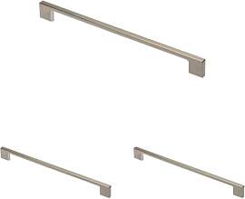 GTV Möbelgriff UZ-819, Stangengriff mit kantigem