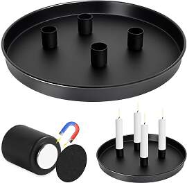 Gucass Magnet Kerzentablett für Advent Ø 25 cm
