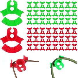 guduling 60 Stück Pflanzenbieger Lst Clips,