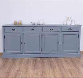 Günstiges Sideboard Landhausstil in fehgrau
