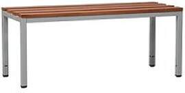 Gürkan Garderobenbank 107224 grau, buche Holz