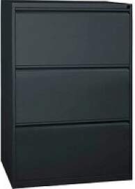 Gürkan Hängeregistraturschrank schwarz 3