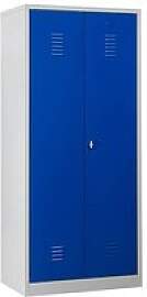 Gürkan Spind lichtgrau, enzianblau 103932, 1