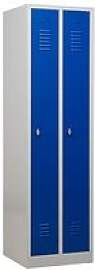 Gürkan Spind lichtgrau, enzianblau 104654, 2