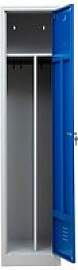 Gürkan Spind lichtgrau, enzianblau 104952, 1