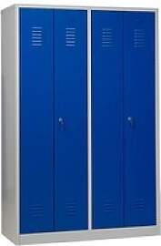 Gürkan Spind lichtgrau, enzianblau 104992, 2