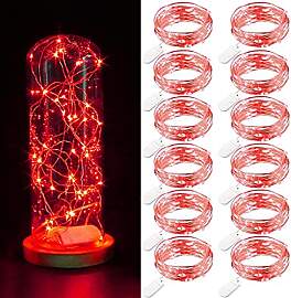 Guezuvoru Batteriebetriebene Lichterketten, 12