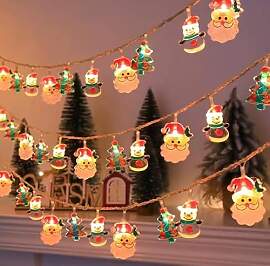 Guidre Lichterkette Weihnachten,6M 40 LED