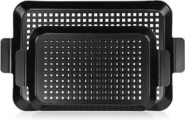 guogiyala Outdoor-Grillplatte, 2-in-1 schwarzes