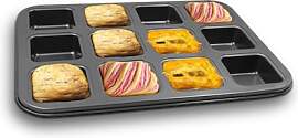 Gurlideo Antihaft Mini Kastenform für 12Kuchen