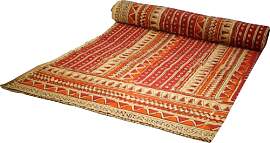 GURU SHOP Blockdruck Tagesdecke, Bett &