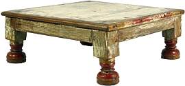 GURU SHOP Kleiner Tisch, Blumenbank, Kaffeetisch,