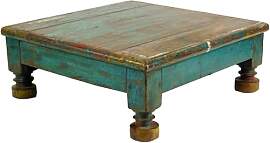 GURU SHOP Kleiner Tisch, Blumenbank, Kaffeetisch,