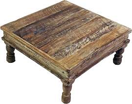 GURU SHOP Kleiner Tisch, Blumenbank, Kaffeetisch,